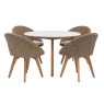 Gallery Gallery Avena 4 Seater Round Dining Set