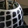 Gallery Valencia Handblown Carved Mono Glass Vase Small
