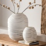 Gallery Andorra Handblown Carved Glass Vase Large