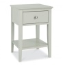 Bentley Designs Ashby Soft Grey 1 Drawer Nightstand