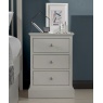 Bentley Designs Bentley Designs Ashby Soft Grey 3 Drawer Nightstand