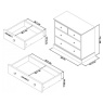 Bentley Designs Bentley Designs Ashby Soft Grey 2+2 Drawer Chest