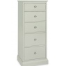 Bentley Designs Bentley Designs Ashby Soft Grey 5 Drawer Tall Chest