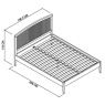 Bentley Designs Bentley Designs Ashby Soft Grey Slatted 5' Kingsize Bedstead