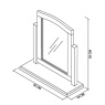 Bentley Designs Bentley Designs Ashby Soft Grey Vanity Mirror