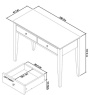 Bentley Designs Bentley Designs Ashby Soft Grey Dressing Table