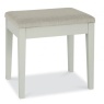 Bentley Designs Bentley Designs Ashby Soft Grey Stool - Pebble Grey Fabric
