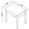 Bentley Designs Bentley Designs Ashby Soft Grey Stool - Pebble Grey Fabric