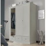 Bentley Designs Bentley Designs Ashby Soft Grey Triple Wardrobe