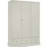 Bentley Designs Bentley Designs Ashby Soft Grey Triple Wardrobe