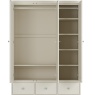 Bentley Designs Bentley Designs Ashby Soft Grey Triple Wardrobe