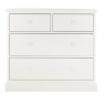 Bentley Designs Bentley Designs Ashby White 2+2 Drawer Chest