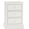 Bentley Designs Bentley Designs Ashby White 3 Drawer Nightstand