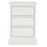 Bentley Designs Bentley Designs Ashby White 3 Drawer Nightstand