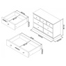 Bentley Designs Bentley Designs Ashby White 3+4 Drawer Chest