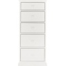 Bentley Designs Bentley Designs Ashby White 5 Drawer Tall Chest
