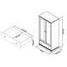 Bentley Designs Bentley Designs Ashby White Double Wardrobe