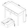 Bentley Designs Bentley Designs Ashby White Dressing Table
