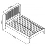 Bentley Designs Bentley Designs Ashby White 4' Small Double Bedstead