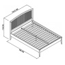 Bentley Designs Bentley Designs Ashby White 4'6 Double Bedstead