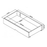 Bentley Designs Bentley Designs Ashby White Underbed Drawer