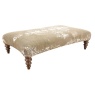 Tetrad Tetrad Jacaranda Curved Plain Top Stool - Bagru