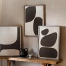 Gallery Pebble Collection Framed Canvas Set of 3