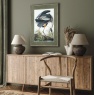 Gallery Vintage Blue Heron Framed Art
