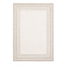 Gallery Direct Small Ithaca Tonal Border Rug – Cream Wool Blend