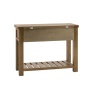 Gallery Direct Hardwick 1 Drawer Console Table showcasing back of the the table