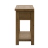 Gallery Direct Hardwick 1 Drawer Console Table side view