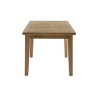 Gallery Direct Hardwick Extending Dining Table thumbnail side view showing table length ways