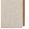 Gallery Direct Hardwick Hall Bench showcasing cream neutral fabric seat