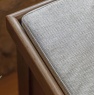 Gallery Direct Hardwick Hall Bench showing how seat cushion sits on top neatly
