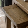 Gallery Direct Hardwick Nest of 2 Tables showcasing small table sliding under large table