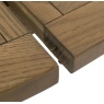 Gallery Direct Hardwick Round Extending Dining Table showcasing the table being extended