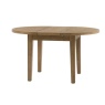 Gallery Direct Hardwick Round Extending Dining Table side view