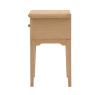 Gallery Direct Malvern 1 Drawer Bedside side view thumbnail image