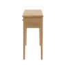 Gallery Direct Malvern 1 Drawer Console Table looking at from side view