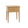 Gallery Direct Malvern 1 Drawer Side Table showcasing back of table