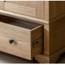 Gallery Direct Malvern 2 Door 1 Drawer Wardrobe in bedroom showcasing storage drawer at bottom of robe