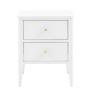 Gallery Direct Acton 2 Drawer Bedside White