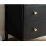 Gallery Direct Acton 3 Drawer Chest Black handle