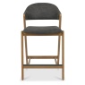 Bentley Designs Bentley Designs Camden Rustic Oak Upholstered Bar Stool