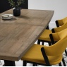 Bentley Designs Camden Weathered Oak & Peppercorn 4 - 6 Seater Dining Table