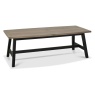 Bentley Designs Bentley Designs Camden Weathered Oak & Peppercorn 6 - 8 Seater Dining Table