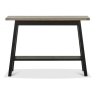 Bentley Designs Bentley Designs Camden Weathered Oak & Peppercorn Console Table With Shelf