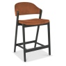 Bentley Designs Bentley Designs Camden Weathered Oak & Peppercorn Upholstered Bar Stool