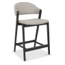 Bentley Designs Bentley Designs Camden Weathered Oak & Peppercorn Upholstered Bar Stool