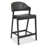Bentley Designs Bentley Designs Camden Weathered Oak & Peppercorn Upholstered Bar Stool